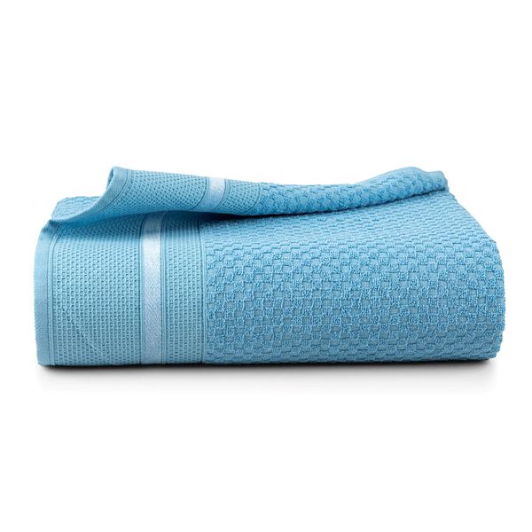 Toalha de Banho Medeli 1,50m x 80cm 01 Peça 100% Algodão Toque Suave - Azul