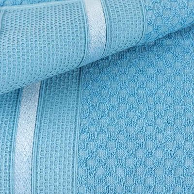 Toalha de Banho Medeli 1,50m x  80cm 01 Peça 100% Algodão Toque Suave - Azul