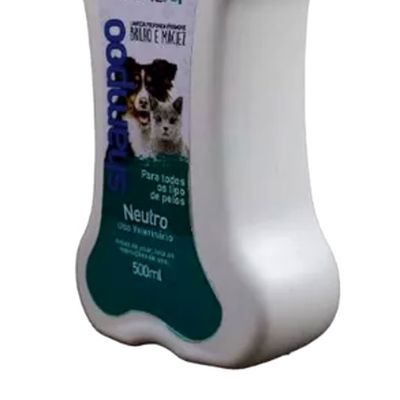 Shampoo Pet Naturalvet Neutro Pelos Brilho e Maciez 500ml