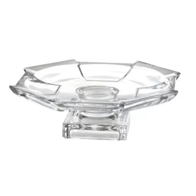 Centro de Mesa Cristal 29,5cm Arranjo Decoração Mesa
