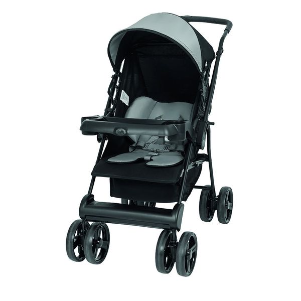 Carrinho de Bebê Tutti Baby Solare Preto até 15kg