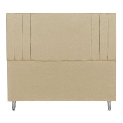 Cabeceira Casal 1,95m Viena Linho Cor: Dourado