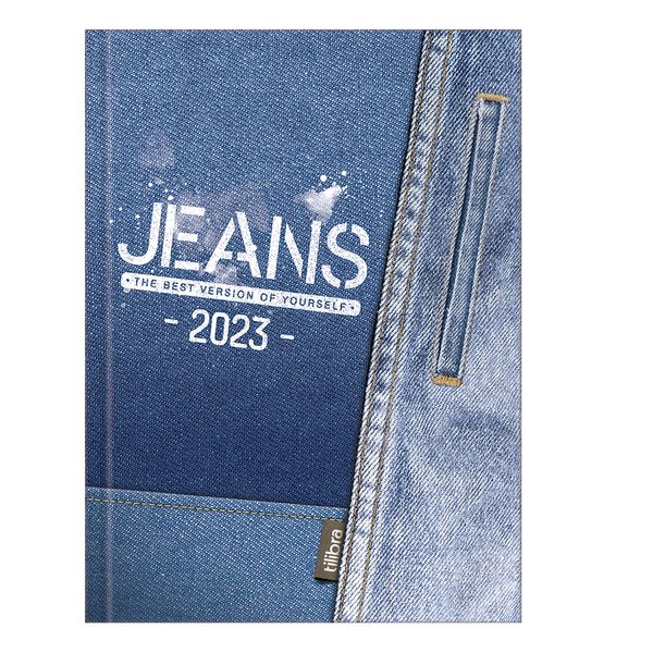 Agenda Tilibra Costurada Jeans - Item Sortido