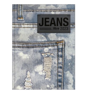 Agenda Tilibra Costurada Jeans - Item Sortido