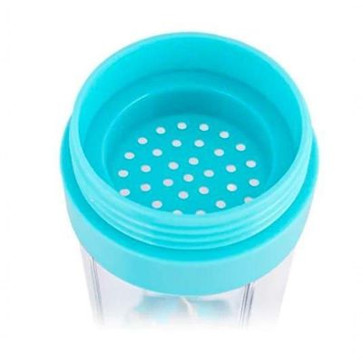 Liquidificador Portátil Recarregável 6 Lâminas 380ml Azul