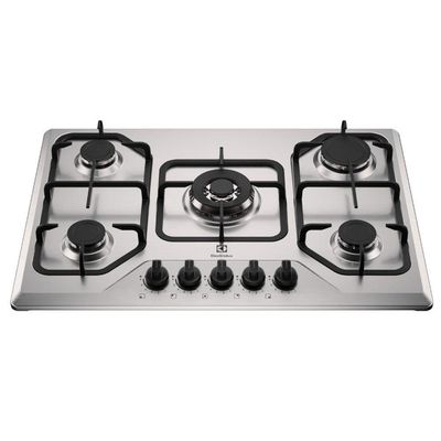 Cooktop À Gás Electrolux 5 Bocas KE5XC Multi Chama Mesa Inox Bivolt