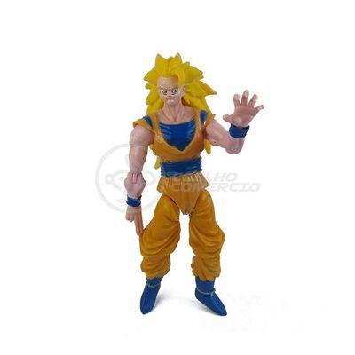 Boneco Articulado 14cm Action Figure Goku Ssj Dragon Ball Z
