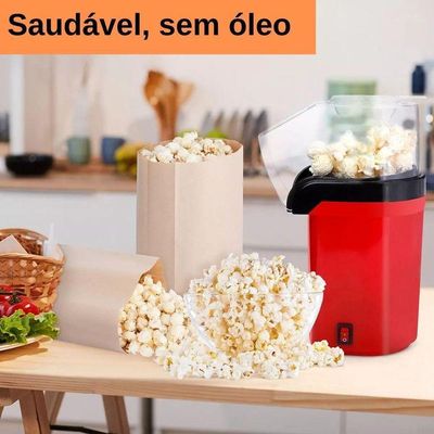 Pipoqueira Vintage Com 110v Vermelha