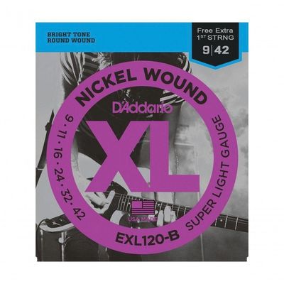 Encordoamento Para Guitarra - Exl120-b 6 Cordas Super Light