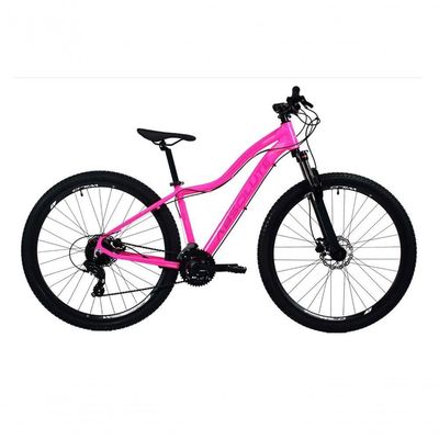 Bicicleta Aro 29 Absolute Hera Feminina 27v Freio A Disco Hidráulico K7 Garfo Com Trava rosa Tam: 15