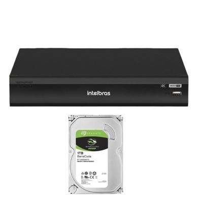 Dvr 8 canais Imhdx 5108 Intelbras Multi Hd 4k c/Hd 1TB