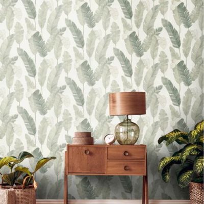 Papel de Parede Metropolitan Stories 3 Folhagem Branco 392184MS