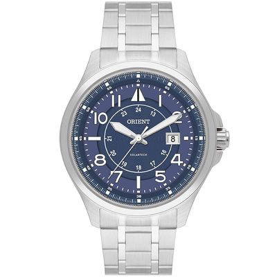 Relógio Orient Masculino Ref: Mbss1504 D2sx Casual Solar Prateado