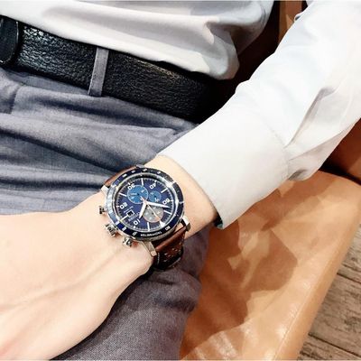 Relógio Citizen Masculino Ref: Ca0648-09l Solar Prateado Cronógrafo Eco-Drive