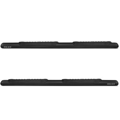 Estribo Lateral Oval Hilux CD 2005 a 2015 Oblongo Preto