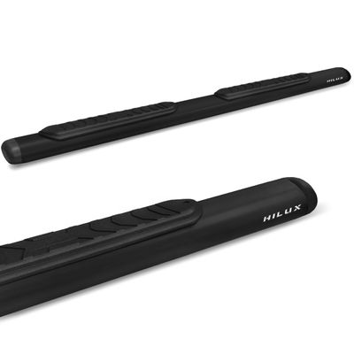 Estribo Lateral Oval Hilux CD 2005 a 2015 Oblongo Preto