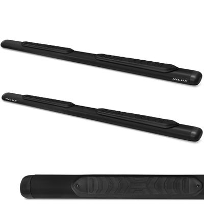 Estribo Lateral Oval Hilux CD 2005 a 2015 Oblongo Preto