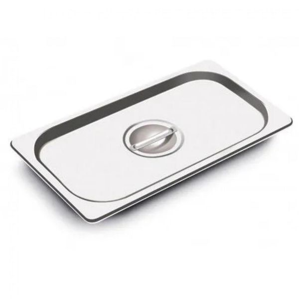 Kit 8 Tampas de Cuba Gastronomica Inox 1/3 Sem Recorte - Brasinox