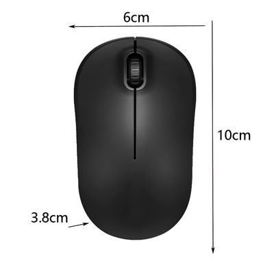 Mouse Óptico Wireless Sem Fio USB 2,4 GHz Escritório | Ergonômico – 3 Botões