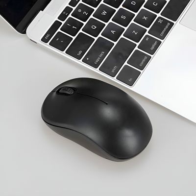 Mouse Óptico Wireless Sem Fio USB 2,4 GHz Escritório | Ergonômico – 3 Botões