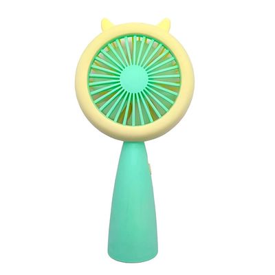 Mini Ventilador Recarregável Usb Modelo LED Portátil Cor:Verde