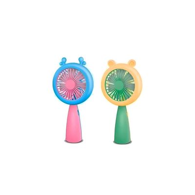 Mini Ventilador Recarregável Usb Modelo LED Portátil Cor:Verde