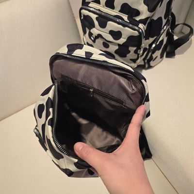 Mochila Escolar Média Estampa Vaquinha
