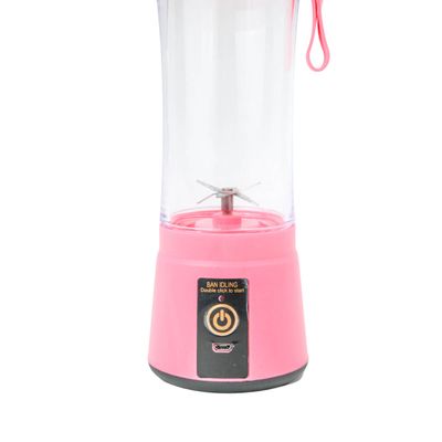 Mini Liquidificador Juice Cup Portátil Elétrico Rosa