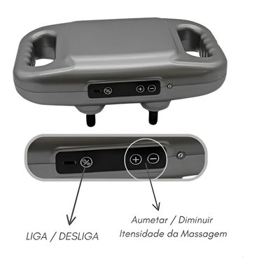 Massageador Corporal Elétrico 6 Cabeças Recarregável