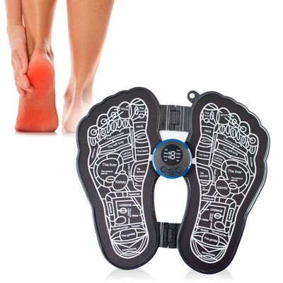 Massageador Para Pés Elétrico EMS Estimulação Muscular