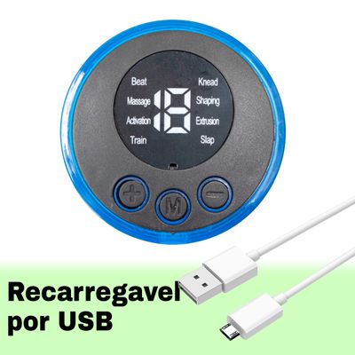 Massageador Para Pés Elétrico EMS Estimulação Muscular