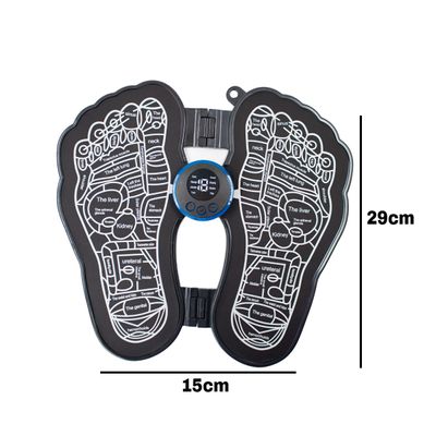 Massageador Para Pés Elétrico EMS Estimulação Muscular