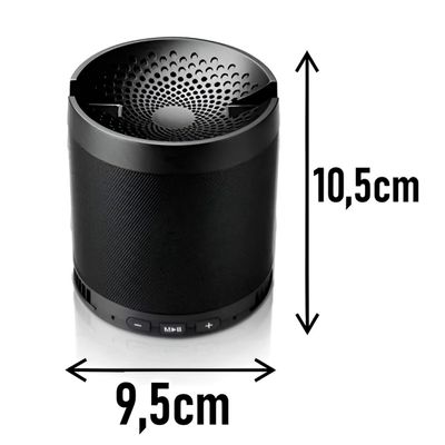 Caixinha de Som Bluetooth Q3 Mp3 (Azul)