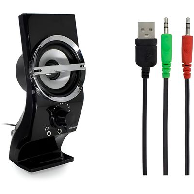 Caixa de Som Estéreo para PC e Notebook 6W