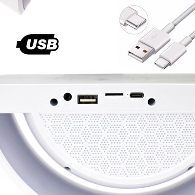 Caixa De Som Bluetooth Carregamento Indução
