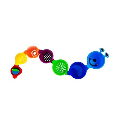 Brinquedo Centopeia Encaixável Infantil – Estimula Coordenação, Criatividade e Percepção Visual 7 Peças