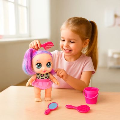 Brinquedo Boneca Fashion Cabelo Colorido Estilosa – Criativo e Divertido para Crianças +3 anos