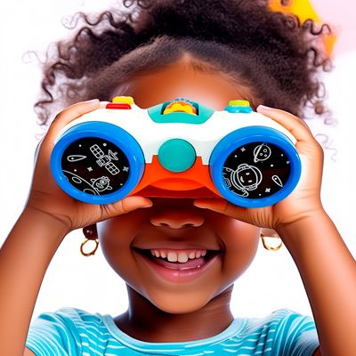 Binóculo Musical Infantil Com Luz Som Criança Bebê - Luzes, Sons e Diversão para Pequenos Exploradores