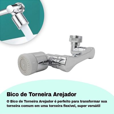 Bico Torneira Arejador Articulado Extensor