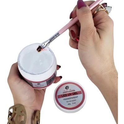12 unidades De Gel Led Uv Esculpidor - Gel Bella Rosa