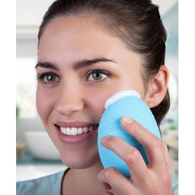 Limpeza Facial Profissional Massageador Luxo Beleza - Limpeza Profunda com Tecnologia T-Sonic | Cor:Rosa