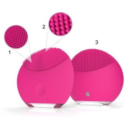 Limpeza Facial Profissional Massageador Luxo Beleza - Limpeza Profunda com Tecnologia T-Sonic | Cor:Rosa