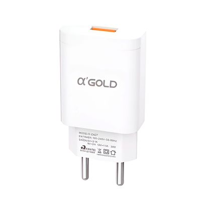 Adaptador Carregador Tomada Turbo 3.1A Cabo V8