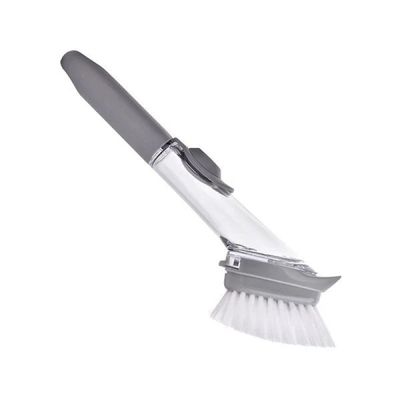 Escova De Limpeza 2 em 1 Dispenser