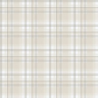 Papel de Parede Essential Xadrez Grid Bege ES98192