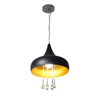 Pendente Treviso Modena Preto com Dourado - MD70149B-1