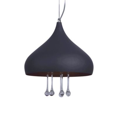 Pendente Treviso Modena Preto com Dourado - MD70149B-1