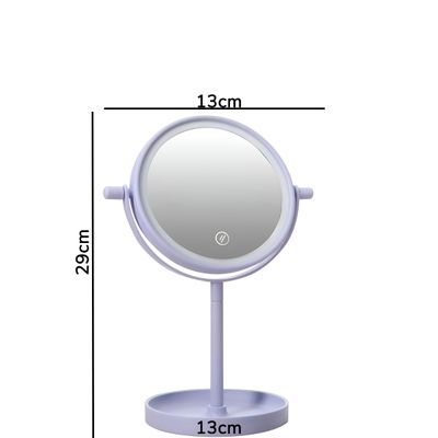 Espelho de Mesa LED Maquiagem Giratório