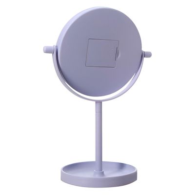 Espelho de Mesa LED Maquiagem Giratório