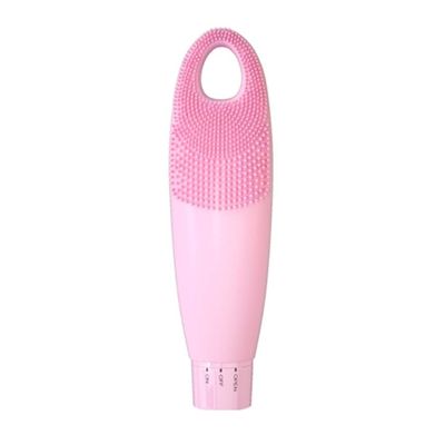 Escova Limpeza Facial Massageador Anti-acne Esfoliante Beleza Cor:Rosa